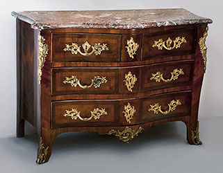 louis  xv rosewood commode