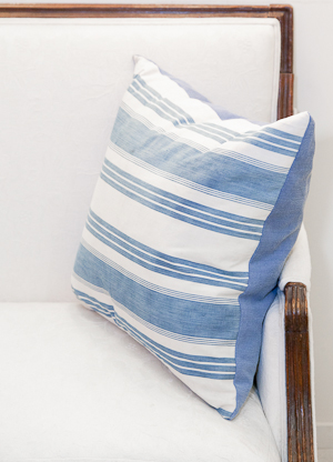 ticking cushion