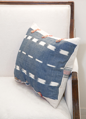 ikat cushion
