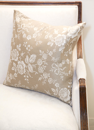 ticking cushion