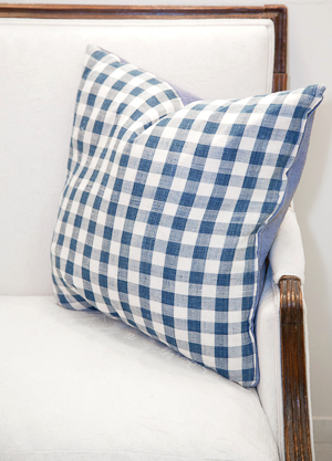 linen cushion
