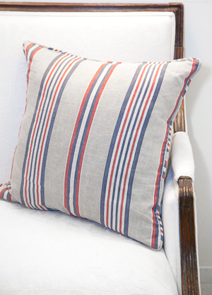 ticking cushion\