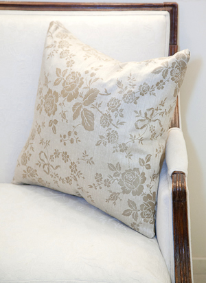 ticking cushion
