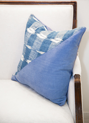 ikat cushion
