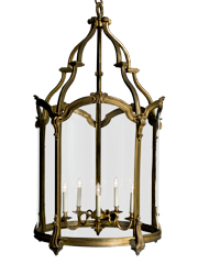 Large English Brass Lantern