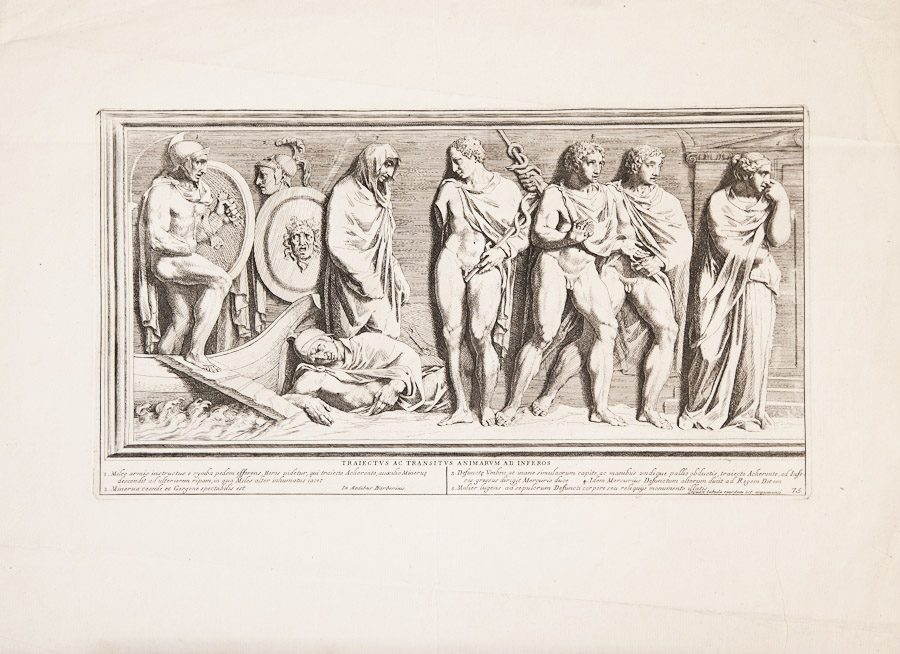 death and the mystery of ancient philosophy in antique prints